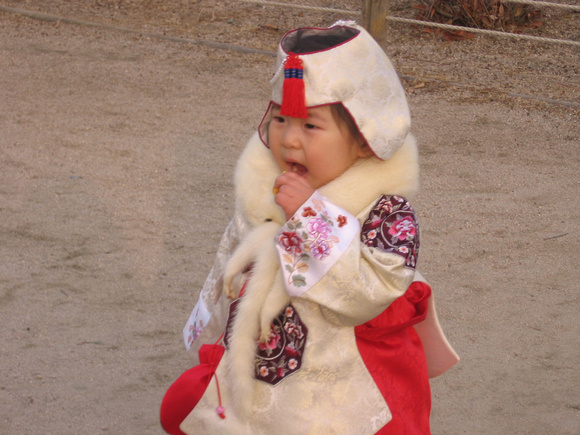 Seol'lal at Gyeongbukgung Palace, Seoul, South Korea February 2006
