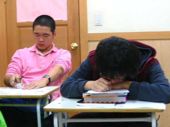 Tired. Thru middle school  grd 3 into high school, they got more and more tired. Was hard to watch.